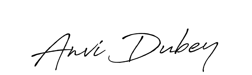 if you are searching for the best signature style for your name Anvi Dubey. so please give up your signature search. here we have designed multiple signature styles  using Antro_Vectra_Bolder. Anvi Dubey signature style 7 images and pictures png