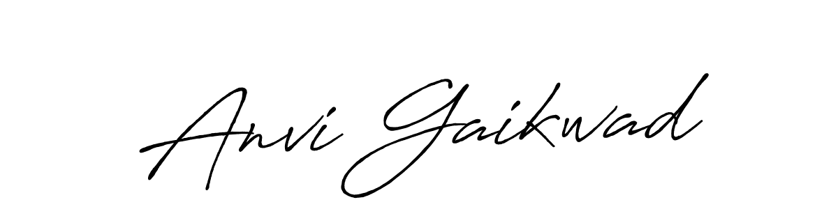 You should practise on your own different ways (Antro_Vectra_Bolder) to write your name (Anvi Gaikwad) in signature. don't let someone else do it for you. Anvi Gaikwad signature style 7 images and pictures png