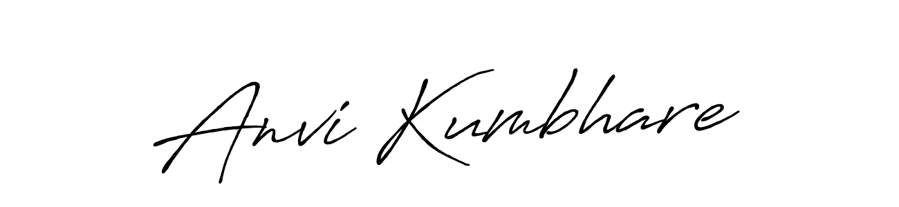 Make a short Anvi Kumbhare signature style. Manage your documents anywhere anytime using Antro_Vectra_Bolder. Create and add eSignatures, submit forms, share and send files easily. Anvi Kumbhare signature style 7 images and pictures png