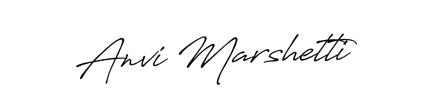 Make a beautiful signature design for name Anvi Marshetti. Use this online signature maker to create a handwritten signature for free. Anvi Marshetti signature style 7 images and pictures png