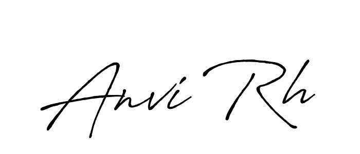 if you are searching for the best signature style for your name Anvi Rh. so please give up your signature search. here we have designed multiple signature styles  using Antro_Vectra_Bolder. Anvi Rh signature style 7 images and pictures png