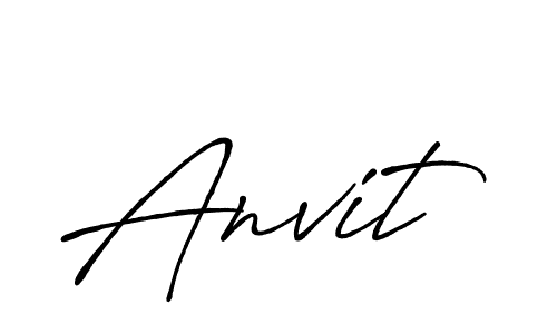 Create a beautiful signature design for name Anvit. With this signature (Antro_Vectra_Bolder) fonts, you can make a handwritten signature for free. Anvit signature style 7 images and pictures png