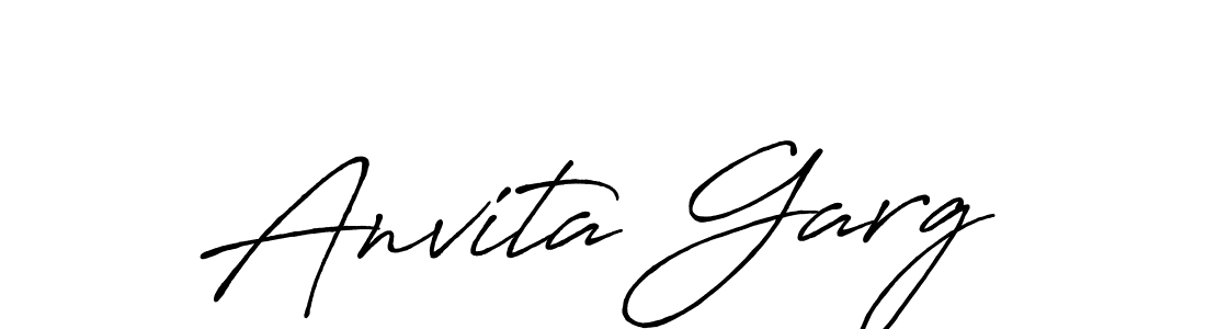 Make a short Anvita Garg signature style. Manage your documents anywhere anytime using Antro_Vectra_Bolder. Create and add eSignatures, submit forms, share and send files easily. Anvita Garg signature style 7 images and pictures png