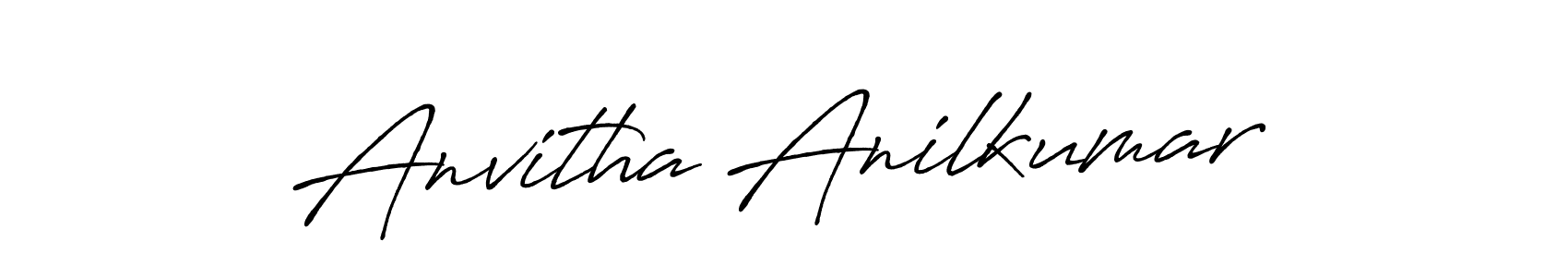 if you are searching for the best signature style for your name Anvitha Anilkumar. so please give up your signature search. here we have designed multiple signature styles  using Antro_Vectra_Bolder. Anvitha Anilkumar signature style 7 images and pictures png