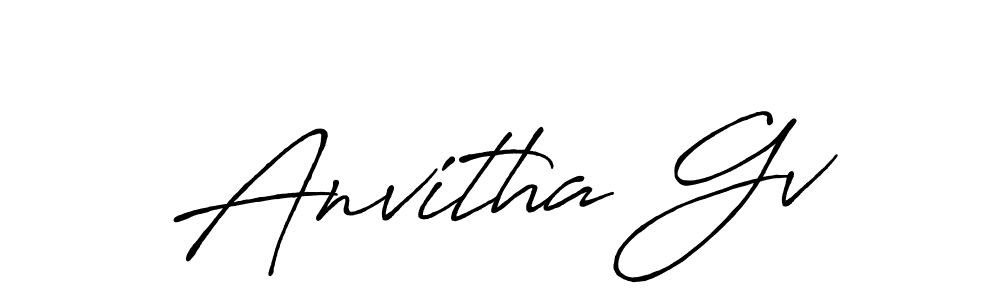 See photos of Anvitha Gv official signature by Spectra . Check more albums & portfolios. Read reviews & check more about Antro_Vectra_Bolder font. Anvitha Gv signature style 7 images and pictures png