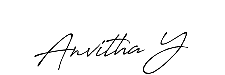 How to Draw Anvitha Y signature style? Antro_Vectra_Bolder is a latest design signature styles for name Anvitha Y. Anvitha Y signature style 7 images and pictures png