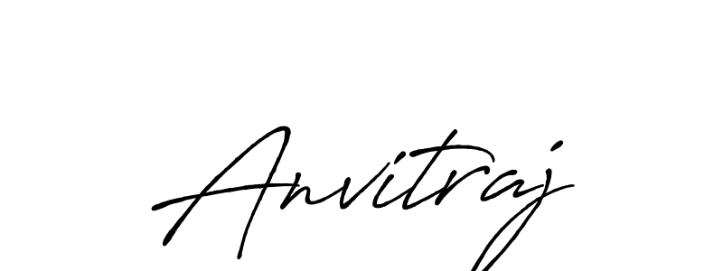 Anvitraj stylish signature style. Best Handwritten Sign (Antro_Vectra_Bolder) for my name. Handwritten Signature Collection Ideas for my name Anvitraj. Anvitraj signature style 7 images and pictures png