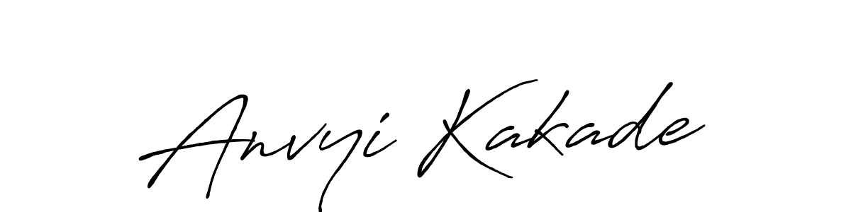 Design your own signature with our free online signature maker. With this signature software, you can create a handwritten (Antro_Vectra_Bolder) signature for name Anvyi Kakade. Anvyi Kakade signature style 7 images and pictures png