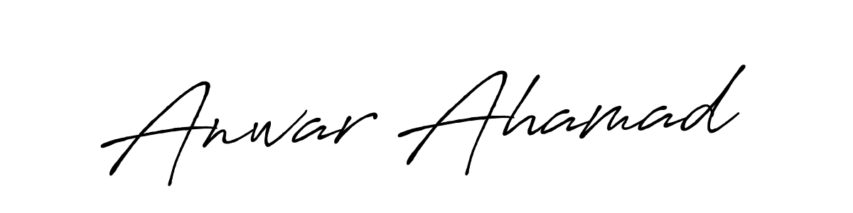 Here are the top 10 professional signature styles for the name Anwar Ahamad. These are the best autograph styles you can use for your name. Anwar Ahamad signature style 7 images and pictures png