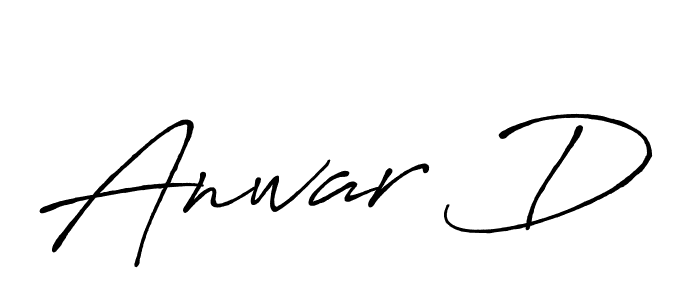 Also You can easily find your signature by using the search form. We will create Anwar D name handwritten signature images for you free of cost using Antro_Vectra_Bolder sign style. Anwar D signature style 7 images and pictures png