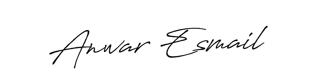 How to Draw Anwar Esmail signature style? Antro_Vectra_Bolder is a latest design signature styles for name Anwar Esmail. Anwar Esmail signature style 7 images and pictures png