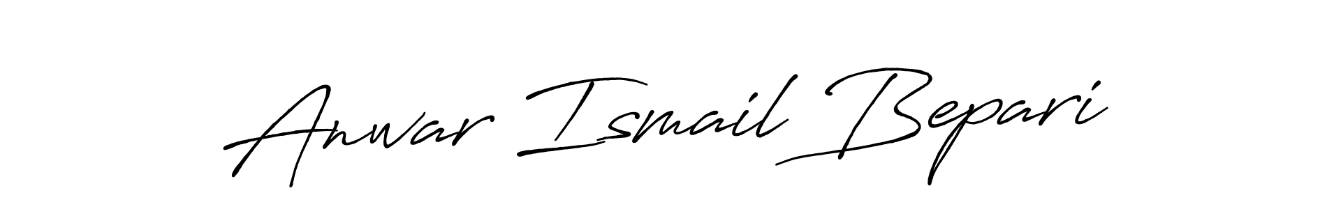 Make a short Anwar Ismail Bepari signature style. Manage your documents anywhere anytime using Antro_Vectra_Bolder. Create and add eSignatures, submit forms, share and send files easily. Anwar Ismail Bepari signature style 7 images and pictures png