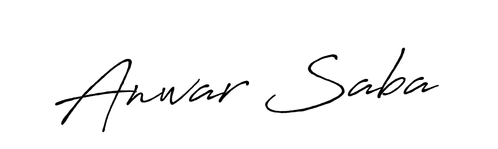 The best way (Antro_Vectra_Bolder) to make a short signature is to pick only two or three words in your name. The name Anwar Saba include a total of six letters. For converting this name. Anwar Saba signature style 7 images and pictures png