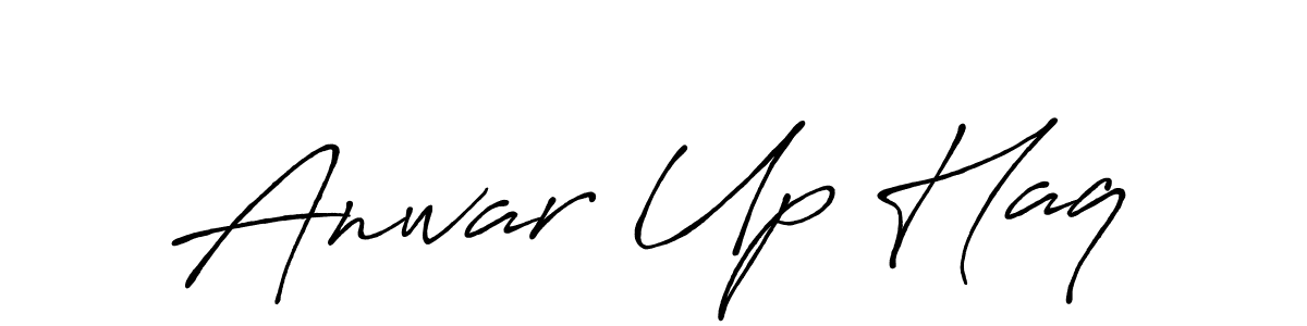 Make a beautiful signature design for name Anwar Up Haq. With this signature (Antro_Vectra_Bolder) style, you can create a handwritten signature for free. Anwar Up Haq signature style 7 images and pictures png