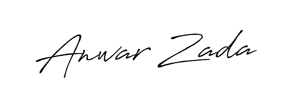 Anwar Zada stylish signature style. Best Handwritten Sign (Antro_Vectra_Bolder) for my name. Handwritten Signature Collection Ideas for my name Anwar Zada. Anwar Zada signature style 7 images and pictures png