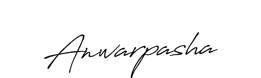 Create a beautiful signature design for name Anwarpasha. With this signature (Antro_Vectra_Bolder) fonts, you can make a handwritten signature for free. Anwarpasha signature style 7 images and pictures png