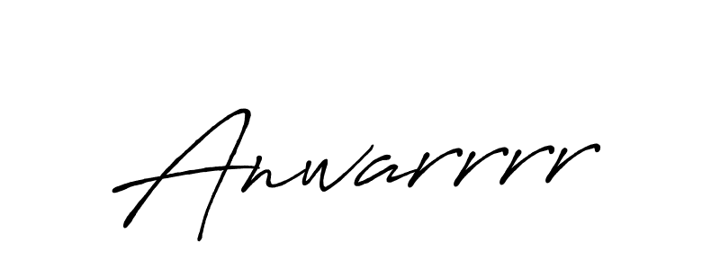 Create a beautiful signature design for name Anwarrrr. With this signature (Antro_Vectra_Bolder) fonts, you can make a handwritten signature for free. Anwarrrr signature style 7 images and pictures png