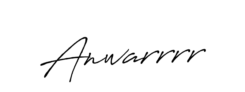 Create a beautiful signature design for name Anwarrrr. With this signature (Antro_Vectra_Bolder) fonts, you can make a handwritten signature for free. Anwarrrr signature style 7 images and pictures png