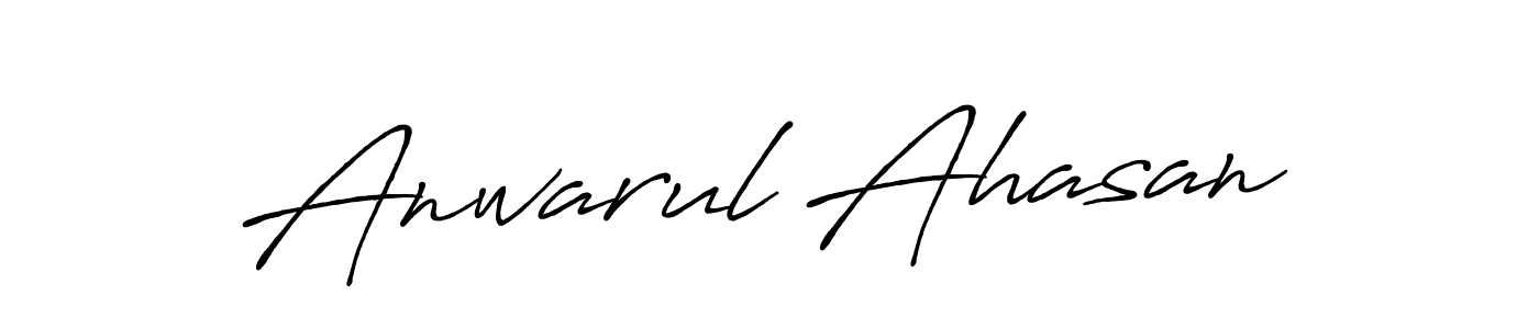 Anwarul Ahasan stylish signature style. Best Handwritten Sign (Antro_Vectra_Bolder) for my name. Handwritten Signature Collection Ideas for my name Anwarul Ahasan. Anwarul Ahasan signature style 7 images and pictures png