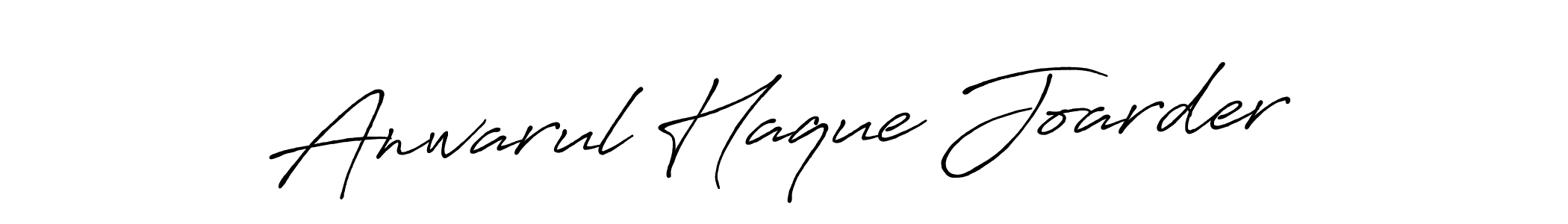 Anwarul Haque Joarder stylish signature style. Best Handwritten Sign (Antro_Vectra_Bolder) for my name. Handwritten Signature Collection Ideas for my name Anwarul Haque Joarder. Anwarul Haque Joarder signature style 7 images and pictures png