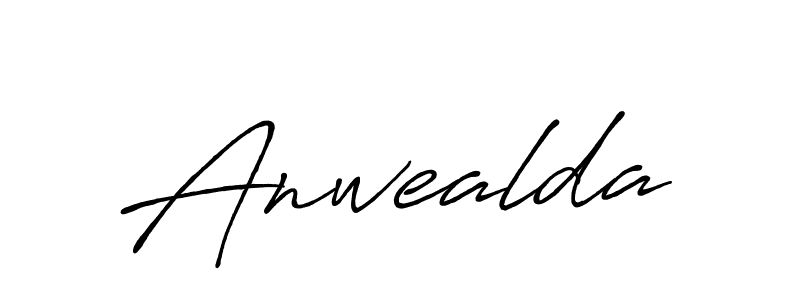 Create a beautiful signature design for name Anwealda. With this signature (Antro_Vectra_Bolder) fonts, you can make a handwritten signature for free. Anwealda signature style 7 images and pictures png