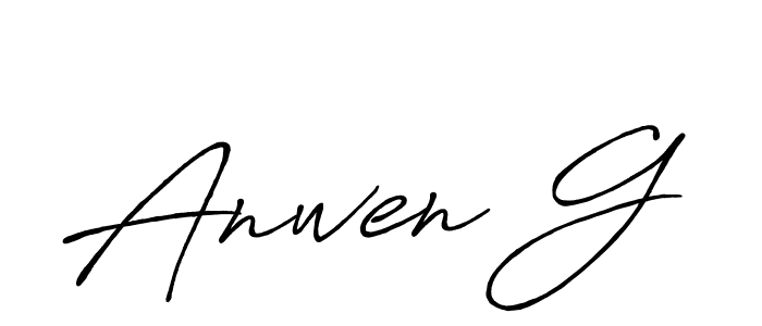 You can use this online signature creator to create a handwritten signature for the name Anwen G. This is the best online autograph maker. Anwen G signature style 7 images and pictures png