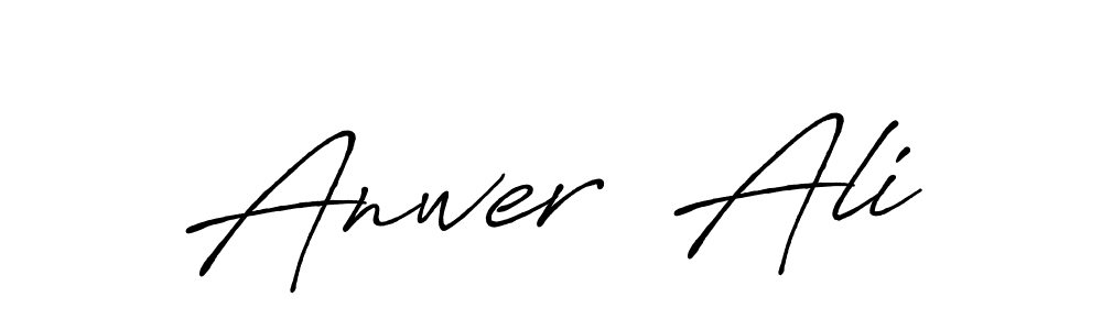 You should practise on your own different ways (Antro_Vectra_Bolder) to write your name (Anwer  Ali) in signature. don't let someone else do it for you. Anwer  Ali signature style 7 images and pictures png