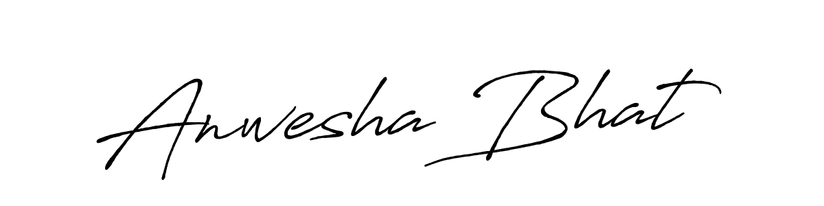 The best way (Antro_Vectra_Bolder) to make a short signature is to pick only two or three words in your name. The name Anwesha Bhat include a total of six letters. For converting this name. Anwesha Bhat signature style 7 images and pictures png