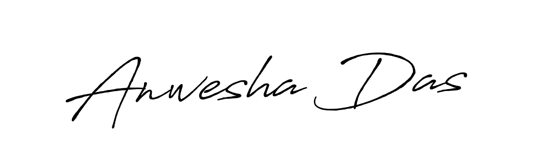 Make a beautiful signature design for name Anwesha Das. With this signature (Antro_Vectra_Bolder) style, you can create a handwritten signature for free. Anwesha Das signature style 7 images and pictures png