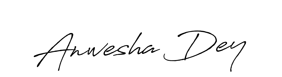 How to make Anwesha Dey signature? Antro_Vectra_Bolder is a professional autograph style. Create handwritten signature for Anwesha Dey name. Anwesha Dey signature style 7 images and pictures png