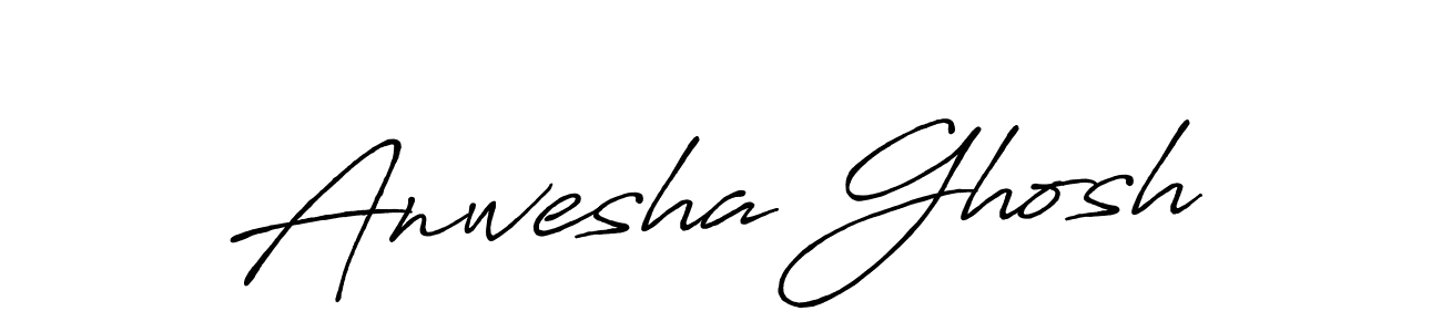 You can use this online signature creator to create a handwritten signature for the name Anwesha Ghosh. This is the best online autograph maker. Anwesha Ghosh signature style 7 images and pictures png