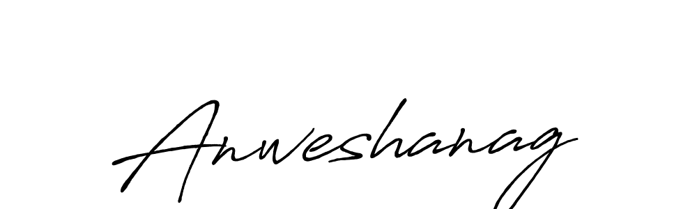 Also we have Anweshanag name is the best signature style. Create professional handwritten signature collection using Antro_Vectra_Bolder autograph style. Anweshanag signature style 7 images and pictures png