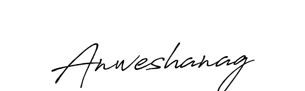 Make a beautiful signature design for name Anweshanag. With this signature (Antro_Vectra_Bolder) style, you can create a handwritten signature for free. Anweshanag signature style 7 images and pictures png