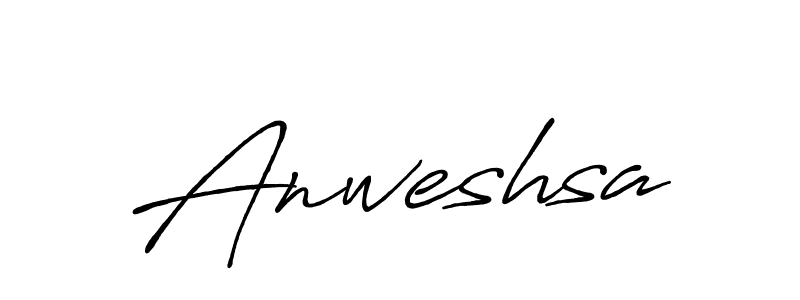 Create a beautiful signature design for name Anweshsa. With this signature (Antro_Vectra_Bolder) fonts, you can make a handwritten signature for free. Anweshsa signature style 7 images and pictures png