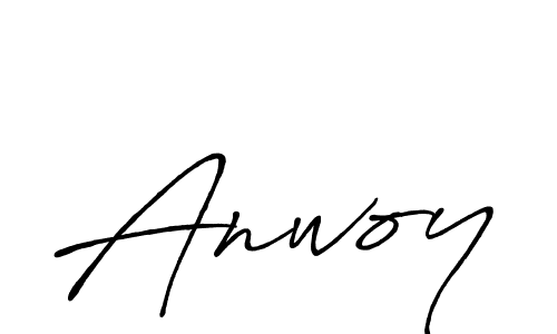 Also we have Anwoy name is the best signature style. Create professional handwritten signature collection using Antro_Vectra_Bolder autograph style. Anwoy signature style 7 images and pictures png