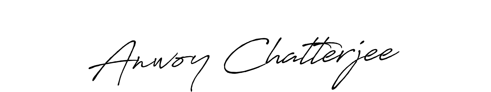 Use a signature maker to create a handwritten signature online. With this signature software, you can design (Antro_Vectra_Bolder) your own signature for name Anwoy Chatterjee. Anwoy Chatterjee signature style 7 images and pictures png