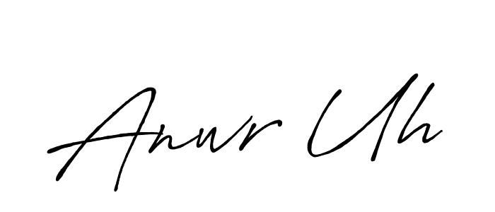 Similarly Antro_Vectra_Bolder is the best handwritten signature design. Signature creator online .You can use it as an online autograph creator for name Anwr Uh. Anwr Uh signature style 7 images and pictures png