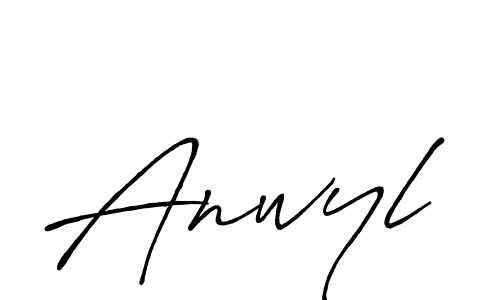 Create a beautiful signature design for name Anwyl. With this signature (Antro_Vectra_Bolder) fonts, you can make a handwritten signature for free. Anwyl signature style 7 images and pictures png