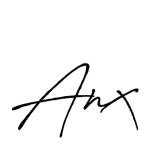 Make a beautiful signature design for name Anx. Use this online signature maker to create a handwritten signature for free. Anx signature style 7 images and pictures png