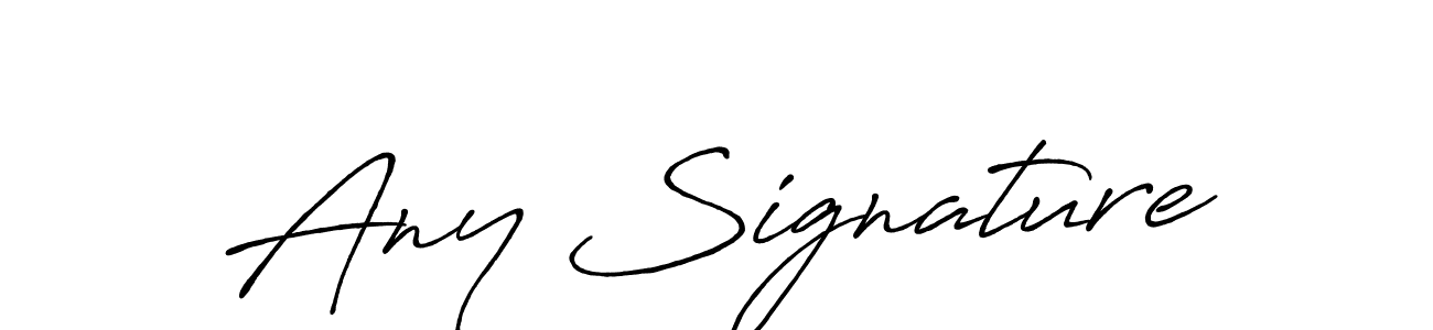 This is the best signature style for the Any Signature name. Also you like these signature font (Antro_Vectra_Bolder). Mix name signature. Any Signature signature style 7 images and pictures png