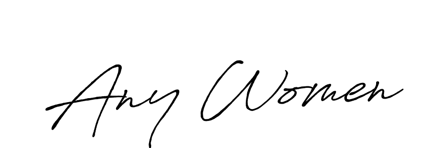 Make a beautiful signature design for name Any Women. Use this online signature maker to create a handwritten signature for free. Any Women signature style 7 images and pictures png