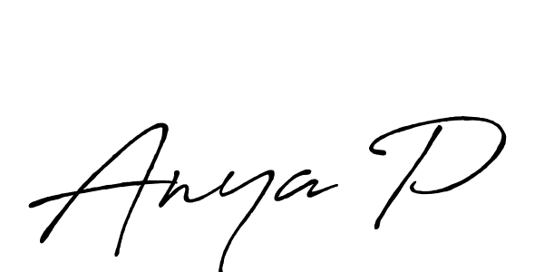 Once you've used our free online signature maker to create your best signature Antro_Vectra_Bolder style, it's time to enjoy all of the benefits that Anya P name signing documents. Anya P signature style 7 images and pictures png