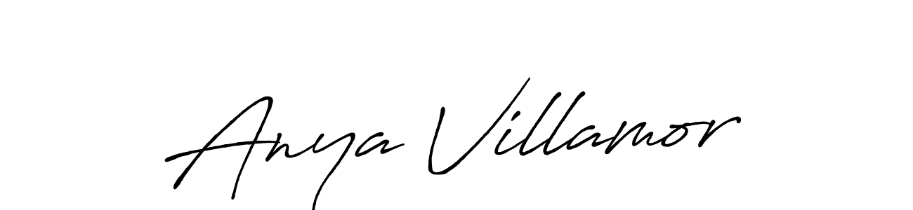 Once you've used our free online signature maker to create your best signature Antro_Vectra_Bolder style, it's time to enjoy all of the benefits that Anya Villamor name signing documents. Anya Villamor signature style 7 images and pictures png