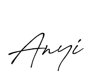 Make a beautiful signature design for name Anyi. With this signature (Antro_Vectra_Bolder) style, you can create a handwritten signature for free. Anyi signature style 7 images and pictures png