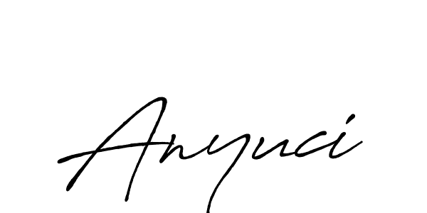 Here are the top 10 professional signature styles for the name Anyuci. These are the best autograph styles you can use for your name. Anyuci signature style 7 images and pictures png