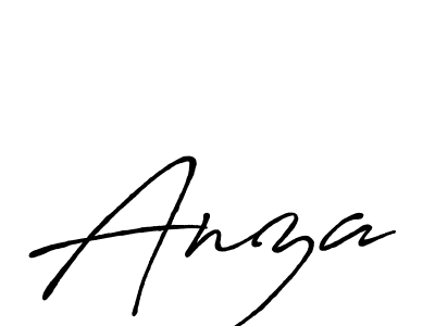 The best way (Antro_Vectra_Bolder) to make a short signature is to pick only two or three words in your name. The name Anza include a total of six letters. For converting this name. Anza signature style 7 images and pictures png