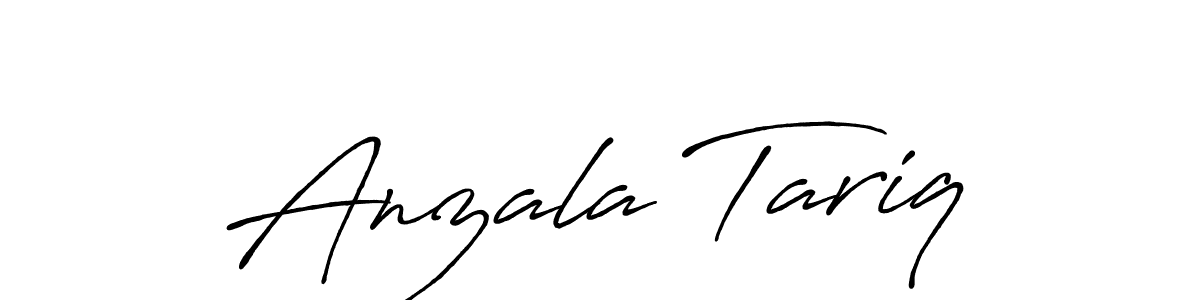 See photos of Anzala Tariq official signature by Spectra . Check more albums & portfolios. Read reviews & check more about Antro_Vectra_Bolder font. Anzala Tariq signature style 7 images and pictures png