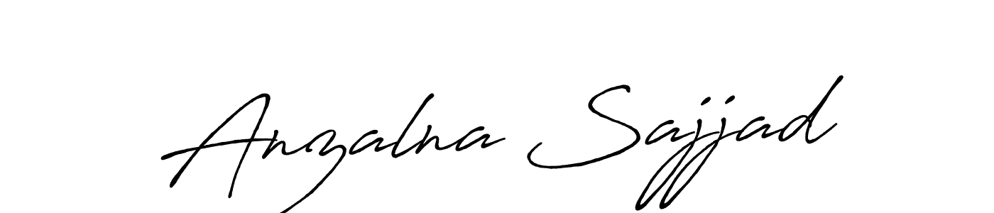 This is the best signature style for the Anzalna Sajjad name. Also you like these signature font (Antro_Vectra_Bolder). Mix name signature. Anzalna Sajjad signature style 7 images and pictures png