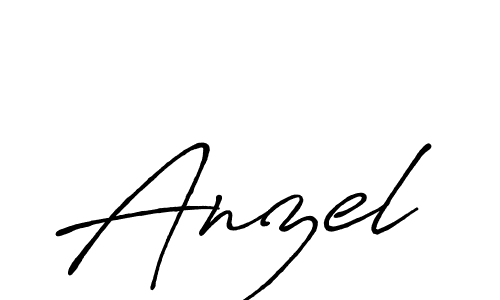 Also You can easily find your signature by using the search form. We will create Anzel name handwritten signature images for you free of cost using Antro_Vectra_Bolder sign style. Anzel signature style 7 images and pictures png