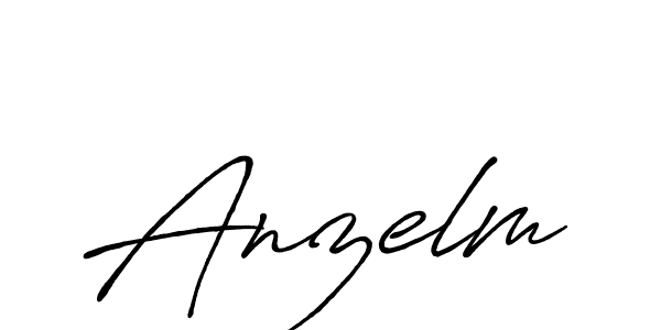 Make a beautiful signature design for name Anzelm. Use this online signature maker to create a handwritten signature for free. Anzelm signature style 7 images and pictures png